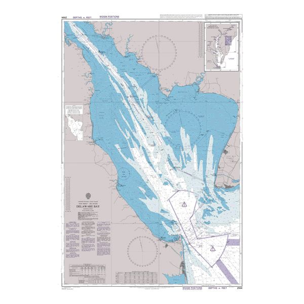 Admiralty Chart 2564: Delaware Bay