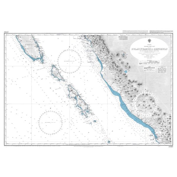 Admiralty Chart 2780: Pulau Nyamuk to Bengkulu