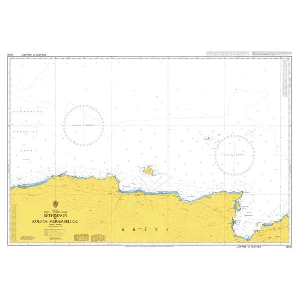 Admiralty Chart 3678: Rethymnon to Kolpos Mirampellou